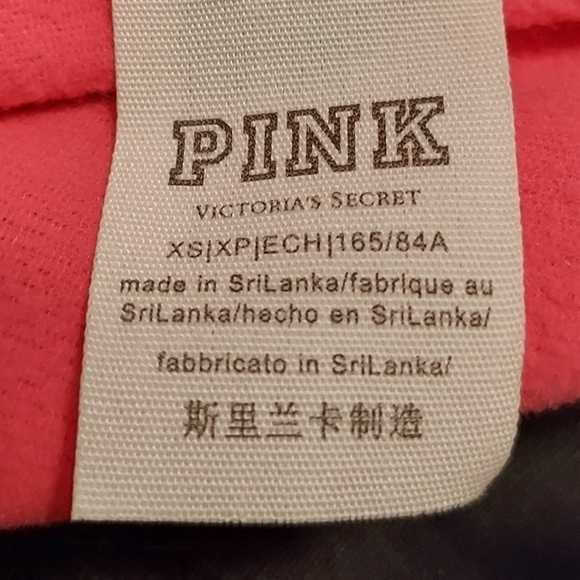 Pink Victoria secret XS love pink jacket black and pink - Picture 4 of 11